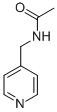 structure of CAS# 23974-15-4, 4-Acetylaminomethyl Pyridine;N-(4-Pyridylmethyl)Acetamide;N-(Pyridin-4-Ylmethyl)Ethanamide;4-Acetylaminomethylpyridine