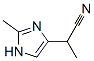structure of CAS# 23996-57-8, 2-Ethyl-1H-Imidazole-1-Propanenitrile;2-(2-METHYL-1H-IMIDAZOL-1-YL)ETHYL CYANIDE;3-(2-METHYL-1-IMIDAZOLYL)PROPIONITRILE;1-(2-CYANOETHYL)-2-METHYLIMIDAZOLE