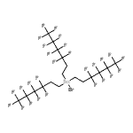 结构式 CAS# 240497-37-4, 溴[三(3,3,4,4,5,5,6,6,6-九氟己基)]锡烷