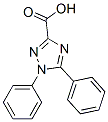 结构式 CAS# 24058-92-2, 1,5-二苯基-1H-[1,2,4]三唑-3-羧酸