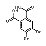 结构式 CAS# 24063-28-3, 4,5-二溴邻苯二甲酸