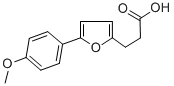 结构式 CAS# 24098-77-9, 3-[5-(4-甲氧基-苯基)-呋喃-2-基]-丙酸