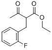 structure of CAS# 24106-86-3, alpha-Acetyl-2-Fluoro-Benzenepropanoic Acid Ethyl Ester;2-(2-FLUOROBENZYL)ACETOACETIC ACID ETHYL ESTER;2-(O-Fluorobenzyl)Acetoacetic Acid Ethyl Ester;Ethyl Α-(O-Fluorobenzyl)Acetoacetate