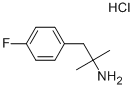 structure of CAS# 2413-54-9, 4-Fluoro-alpha,alpha-Dimethyl-Benzeneethanamine Hydrochloride (1:1);2-Amino-1-(4-Fluorophenyl)-2-Methylpropane Hydrochloride~1,1-Dimethyl-2-(4-Fluorophenyl)Ethylamine Hydrochloride~2-(4-Fluorophenyl)-Tert-Butylamine Hydrochloride;2-Amino-1-(4-Fluorophenyl)-2-Methylpropane Hydrochloride, 1,1-Dimethyl-2-(4-Fluorophenyl)Ethylamine Hydrochloride;2-Amino-1-(4-Fluorophenyl)-2-Methylpropane~1,1-Dimethyl-2-(4-Fluorophenyl)Ethylaminehcl