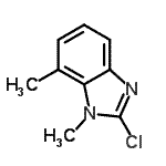 CAS 登录号：24133-82-2， 2-氯-1,7-二甲基-1H-苯并咪唑