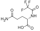 结构式 CAS# 2419-34-3, N2-(2,2,2-三氟乙酰基)-L-谷氨酰胺