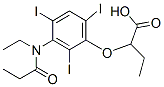 CAS#: 24340-25-8， 2-[3-(N-Ethylpropionylamino)-2,4,6-Triiodophenoxy]Butyric Acid