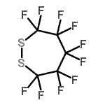 CAS#: 24345-54-8， 3,3,4,4,5,5,6,6,7,7-Decafluoro-1,2-Dithiepane
