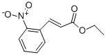 结构式 CAS# 2437-05-0, (E)-3-(2-硝基苯基)丙-2-烯酸乙酯