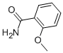 structure of CAS# 2439-77-2, 2-Methoxy-Benzamide;Methoxybenzamide;Brn 2439526;2-(Methyloxy)Benzamide
