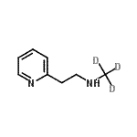 CAS 登录号：244094-70-0， N-(<sup>2</sup>H<sub>3</sub>)甲基-2-(2-吡啶基)乙胺