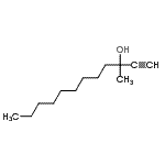 structure of CAS# 24424-78-0, 3-Methyl-1-Dodecyn-3-Ol;3-METHYL-1-DODECYN-3-OL;Ethynyl methyl n-nonyl carbinol
