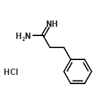 structure of CAS# 24441-89-2, 3-Phenylpropanimidamide Hydrochloride (1:1);3-phenylpropanimidamide hydrochloride;3-Phenyl-propionamidineHCl;benzenepropanimidamide, monohydrochloride