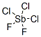 structure of CAS# 24626-20-8, Antimony Difluorotrichloride;Antimony Chloride Fluoride (Sbcl3f2);Antimony Difluoride Trichloride