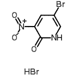 CAS#: 246543-32-8， 5-Bromo-3-Nitro-2(1H)-Pyridinone Hydrobromide (1:1)