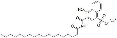 CAS#: 2467-29-0， Sodium 4-Hydroxy-3-(Octadecanoylcarbamoyl)Naphthalene-1-Sulfonate