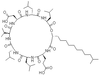 结构式 CAS# 24730-31-2, 表面活性肽