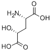 structure of CAS# 2485-33-8, (4R)-4-Hydroxy-L-Glutamic Acid;(2S,4R)-2-Amino-4-Hydroxypentanedioic Acid;(2S,4R)-G-4-Hydroxy-L-Glutamic Acid;(2S,4R)-GAMMA-HYDROXY-GLUTAMIC ACID