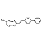 CAS 登录号：2492-03-7， 5-甲基-2-[(E)-2-(4-苯基苯基)乙烯基]-1,3-苯并恶唑