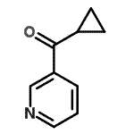 CAS 登录号：24966-13-0， 环丙基(3-吡啶基)甲酮