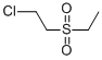 structure of CAS# 25027-40-1, 1-Chloro-2-(Ethylsulfonyl)Ethane;Ethylsulfonylethyl Chloride;Sulfone, 2-Chloroethyl Ethyl (6Ci,7Ci,8Ci);Nsc510661