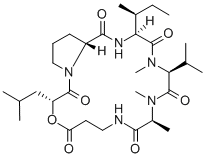 结构式 CAS# 2503-26-6, 绿僵菌素 B