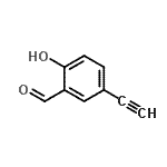 CAS 登录号：252771-08-7， 5-乙炔基-2-羟基苯甲醛