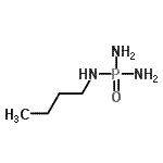 结构式 CAS# 25316-39-6, N-丁基磷三酰胺