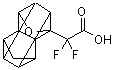 structure of CAS# 253607-91-9, Difluoro(5-Oxahexacyclo[5.4.1.0<Sup>2,6</Sup>.0<Sup>3,10</Sup>.0<Sup>4,8</Sup>.0<Sup>9,12</Sup>]Dodec-4-Yl)Acetic Acid;2,2-Difluoro-2-(5-oxahexacyclo-dodec-4-yl)acetic acid;difluoro(5-oxahexacyclo[5.4.1.0<sup>2,6</sup>.0<sup>3,10</sup>.0<sup>4,8</sup>.0<sup>9,12</sup>]dodec-4-yl)a<wbr>cetic acid;MFCD07369081