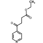 structure of CAS# 25370-46-1, Ethyl 4-Oxo-4-(4-Pyridinyl)Butanoate;Ethyl 4-oxo-4-(4-pyridyl)butyrate;MFCD01320358