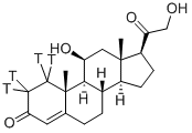 CAS 登录号：2545-32-6， (11beta)-11,21-二羟基-孕甾-4-烯-3,20-二酮-1,2-T2