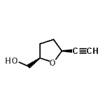 CAS 登录号：254891-75-3， [(2R,5S)-5-乙炔基四氢-2-呋喃基]甲醇