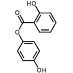 CAS 登录号：2553-10-8， 4-羟基苯基水杨酸酯