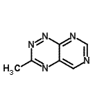 CAS 登录号：25624-60-6， 3-甲基嘧啶并[5,4-e][1,2,4]三嗪