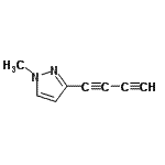 CAS 登录号：25832-47-7， 3-(1,3-丁二炔-1-基)-1-甲基-1H-吡唑