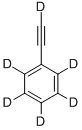 结构式 CAS# 25837-47-2, 乙炔基-D-苯-D5