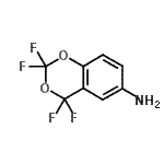 结构式 CAS# 25854-59-5, 2,2,4,4-四氟-4H-1,3-苯并二氧杂环己-6-胺