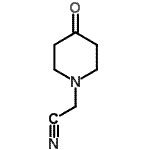 结构式 CAS# 259180-65-9, (4-氧代-1-哌啶基)乙腈
