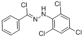structure of CAS# 25939-05-3, N-(2,4,6-Trichlorophenyl)Benzenecarbohydrazonoyl chloride;2-15-00-00157 (Beilstein Handbook Reference);Ai3-27646;Brn 0961840