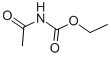 structure of CAS# 2597-54-8, Ethyl N-Acetylcarbamate;N-Acetylcarbamic Acid Ethyl Ester;Ethyl N-Ethanoylcarbamate;N-Acetyl Ethyl Carbamate