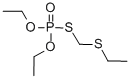 CAS 登录号：2600-69-3， 1-(二乙氧基磷酰硫基甲基硫基)乙烷