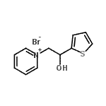 CAS 登录号：26031-81-2， 1-[2-羟基-2-(2-噻吩基)乙基]吡啶鎓溴化物