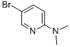 structure of CAS# 26163-07-5, 5-Bromo-2-Dimethylaminopyridine;5-Bromo-2-(N,N-Dimethyl-1-Yl)Pyridine;2-Pyridinamine, 5-Bromo-N,N-Dimethyl-;(5-Bromo-Pyridin-2-Yl)-Dimethylamine