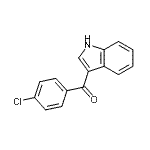 CAS#: 26211-77-8， (4-Chlorophenyl)(1H-Indol-3-Yl)Methanone