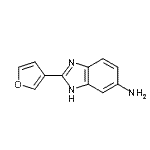 CAS 登录号：263022-86-2， 2-(3-呋喃基)-1H-苯并咪唑-5-胺