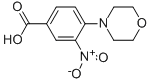 structure of CAS# 26577-59-3, 4-Morpholin-4-Yl-3-Nitro-Benzoic Acid;4-Morpholino-3-Nitro-Benzoate;4-Morpholino-3-Nitrobenzoate;4-Morpholin-4-Yl-3-Nitro-Benzoate