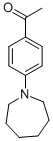 structure of CAS# 26586-40-3, (4-Azepan-1-Ylphenyl)Ethan-1-One;1-[4-(1-Azepanyl)Phenyl]Ethanone;Zinc03308205;T5220344
