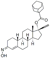 CAS 登录号：26698-66-8， (17R)-3-(羟基亚胺)-19-去甲孕甾-4-烯-20-炔-17-醇 17-(1-金刚烷羧酸酯)