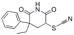 CAS#: 26723-07-9， 2,6-Dioxo-5-Ethyl-5-Phenyl-3-Piperidyl Thiocyanate