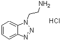 structure of CAS# 2690-84-8, 2-(1H-Benzotriazol-1-Yl)Ethanamine Hydrochloride (1:1);2-Benzotriazol-1-yl-ethylaminehydrochloride